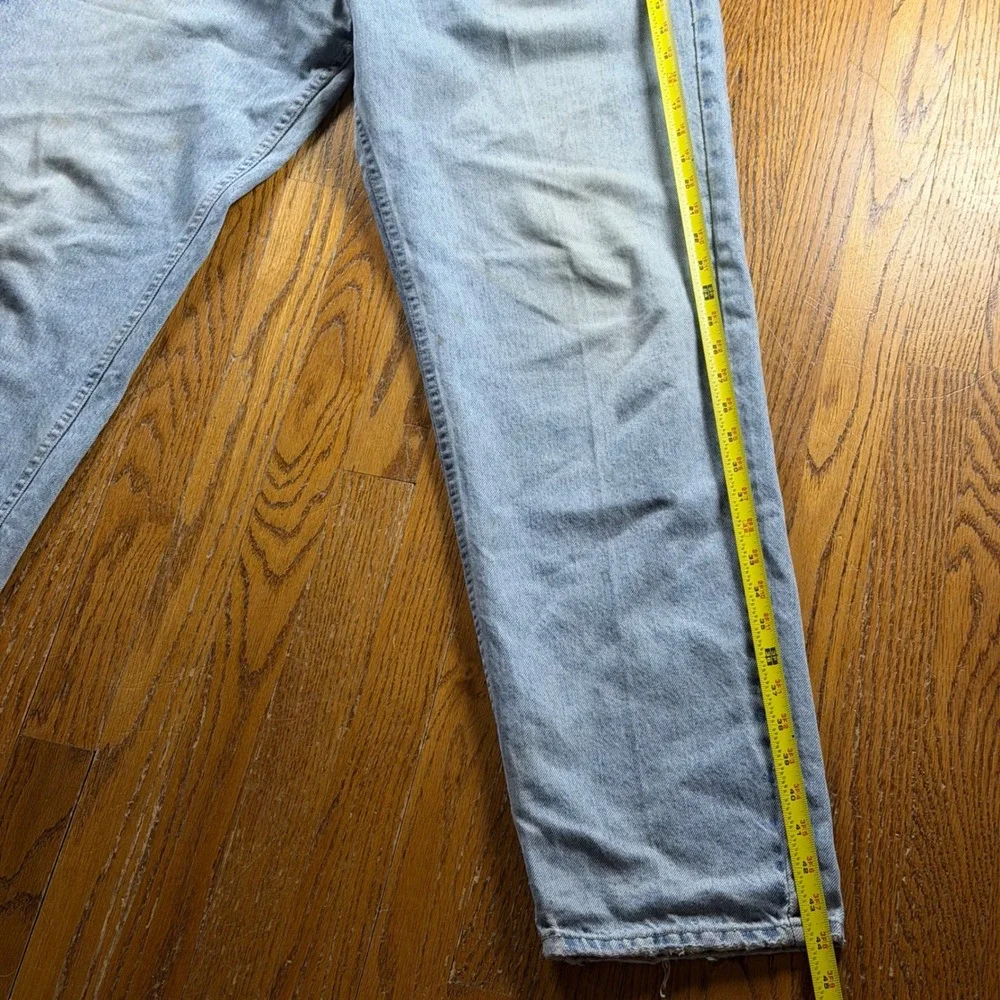Banana Republic Denim Mens 38x32 Light Wash Straight Leg Jeans USA Made Vintage